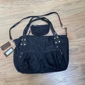 MZ Wallace Black Emma Bedford Bag
